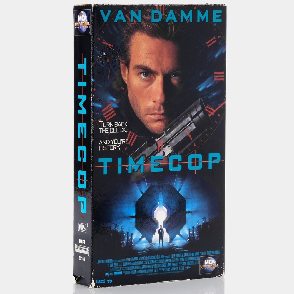 📼 VHS 1995 Time Cop Movie Jean-Claude Van Damme